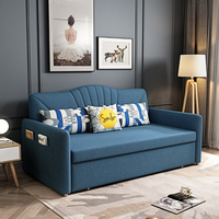 Sofá Cama de Alta Calidad con Sillón, Sofá Convertible de Tres Plazas