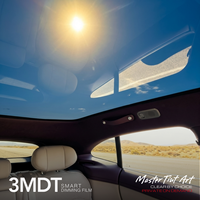 Película Inteligente para Ventanas de Auto con Control Remoto, Película de Privacidad para Techo Solar YU7
