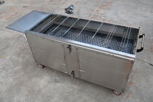 Horno de Carbón Giratorio Automático de 3 Niveles de Alta Calidad para Pollo Asado, Barbacoa Comercial Vietnam Orleans HJ-KJL3 - Product Image 4