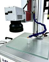Machine de perçage laser CNC auto-nivelante pour verre avec garantie de 2 ans pour des trous propres et des marques durables sur les miroirs et le verre