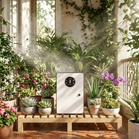 Système de brumisation anti-moustiques à pompe excentrique sans huile OBM 2,5 L haute pression, machine à brouillard de refroidissement automatique pour villa, hôtel, jardin