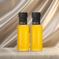 Flacon compte-gouttes en verre pour huiles essentielles avec bouchon à vis inviolable noir, marquage à chaud, 30ml/50ml/100ml