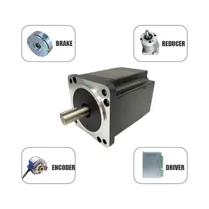 86BLDC DC Motor 4A 3000RPM 3 Phase 48V High Speed 3000RPM Nema 34 86mm BLDC Electric Motor For Automation equipment