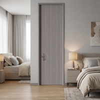 Portes intérieures en MDF durables et écologiques au design moderne pour chambre à coucher