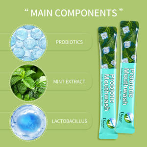 Travel Mondwater Probiotische Fruitsmaak Mondverzorging Mondwater Voor Frisse Adem - Product Image 2