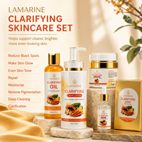 Coffret de Soins Visage Végétalien à Marque Blanche au Curcuma, Carotte, Collagène et Vitamine C – Éclaircissant, Anti-taches Brunes et Hydratant