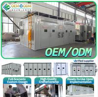 Kontainer Analisis Anti Ledakan Huacan OEM 2026, Kabin Baja Modular 20ft 40ft untuk Instrumen Proses, Rumah Modular