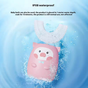 Brosse à dents électrique pour enfants en forme de U, intelligente, puissante, en silicone, ultrasonique, blanchissante, modèle 2024 amélioré - Product Image 2