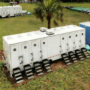 Remolques de <span class=keywords><strong>Baño</strong></span> Portátiles de Acero de Lujo para Bodas, Uso en Parques al Aire Libre, Ecológicos, Duraderos, Móviles, de <span class=keywords><strong>Alquiler</strong></span>, Contemporáneos - Product Image 1