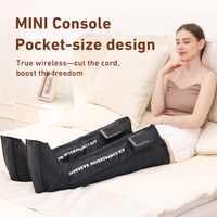 Bottes de récupération sportive sans fil portables à 5 chambres, pompe DVT, masseur d'air pour les jambes, bottes de compression