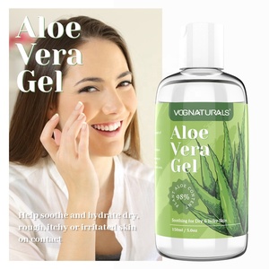 Gel d'Aloe Vera naturel de marque privée <span class=keywords><strong>crème</strong></span> hydratante et <span class=keywords><strong>anti</strong></span>-démangeaisons réparatrice de la peau pour le <span class=keywords><strong>visage</strong></span> - Product Image 4