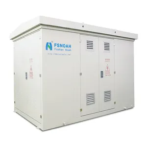 Customized Three Phase Ethiopian type 2500kVA 15kv Compact Transformer Substation with RMU