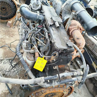 Used 8.9L 6 Cylinder Diesel Engine 270HP 375HP OEM Truck Engine Assembly for L Series Bus Marine