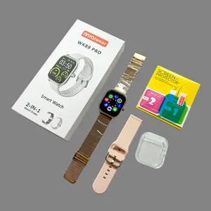 2024 mais novo WK89 Pro Smartwatch tela de toque completa série 8 Reloj Inteligente WK89pro relógio inteligente T900 ultra