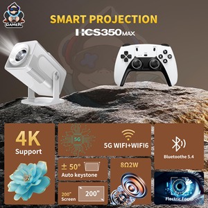 Proyector Inteligente Compacto para Juegos y Películas - Decodificación 4K, WiFi6, Enfoque Automático, 33 Idiomas, Listo para Regalo - Product Image 2