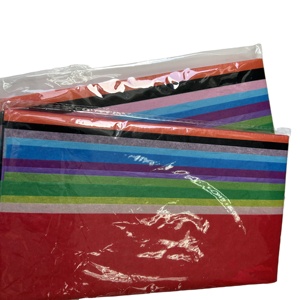 17gsm Chất lượng cao mô hình hoa đồng bằng tái chế long lanh diều Kraft Đảng tím cửa hàng bán buôn màu đỏ cầu vồng mô giấy - Product Image 1