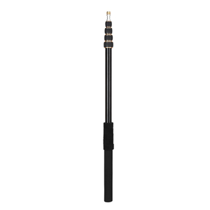 Microfone Boom Pole, 5-Seção monopé telescópico Stand com Shock Mount para <span class=keywords><strong>Rode</strong></span> Mic Gravação de Áudio - Product Image 2