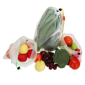 <span class=keywords><strong>Bolsa</strong></span> de supermercado de malla lavable de alta resistencia reutilizable, bolsas de verduras de poliéster para mercado de agricultores, <span class=keywords><strong>nevera</strong></span>, <span class=keywords><strong>playa</strong></span>, bolsas de productos reutilizables - Product Image 2