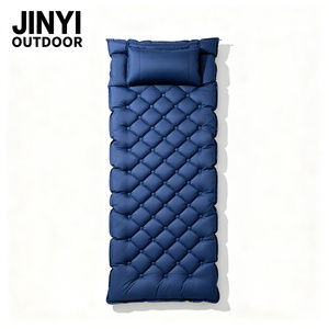 Ultralight <b>Self</b> <b>Inflating</b> Sleeping Pad <b>Mat</b> With Pillow Portable <b>Camping</b> Mattress for Backpacking Hiking Traveling - Product Image 4