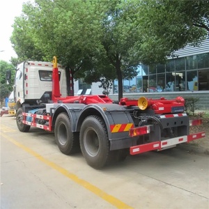 Camión de Basura Nuevo y Confiable con Brazo de Gancho y Cargador Trasero, Transmisión Manual, Camión de Elevación con Gancho 6x4 para Gestión de Residuos - Product Image 3