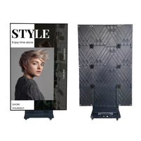Layar Poster LED P2.5 Harga Pabrik, Portabel, Lipat, Vertikal, Totem Display Iklan dengan Perangkat Lunak CMS untuk Toko Retail