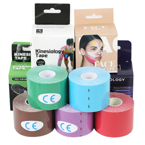 Cinta de Kinesiología de Algodón Impermeable con Certificación CE para Deportes Atléticos, <span class=keywords><strong>Kinesiotape</strong></span> con Caja Individual - Product Image 1