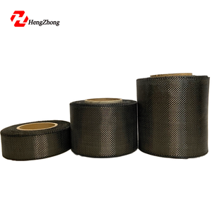 Cao Modulus Superior độ cứng 3K 6k 12K Carbon fibre vải cuộn dệt băng cho bán - Product Image 4