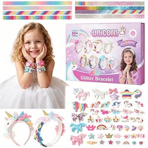 DIY <b>Bow</b> Maker Kit Girls Hair Accessories Ribbons Flowers Stars Hearts <b>Clips</b> Handmade Fashion Craft Toy Present - Product Image 1