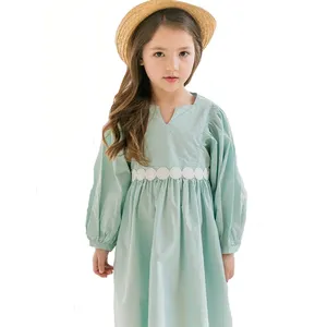 Robe en mousseline de soie sans manches à col en V pour filles Boutique formelle 11-13 ans vêtements été solide motif décor