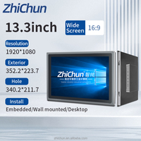 Panneau de commande industriel tout - en - un pc15 17 pouces intégré PLC écran tactile capacitif et affichage résistif