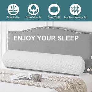 Sıcak Fırsat Tam Vücut Hafızalı Köpük Hamile Yastığı, Bambu Elyaf Kılıflı, Yıkanabilir, Silindir Şeklinde Destek, Yatak Odası Kullanımı İçin - Product Image 5
