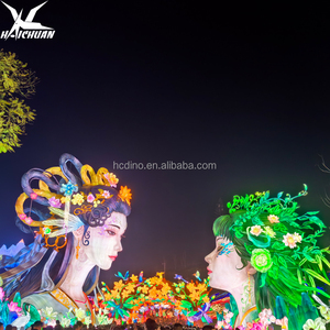 Nhân vật nổi tiếng làm bằng lụa và đèn lồng vải thần thoại Truyền Thống Trung Quốc - Product Image 5