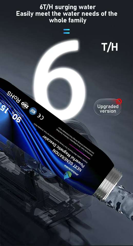 Scale Prevention System Double Power Magnetic Water Softener - No Salt ...