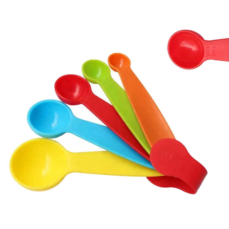 Лидер продаж, 5 штук/упаковка, пластиковая мерная ложка набор для выпечки молочного порошка специй Ложка для кухонных инструментов