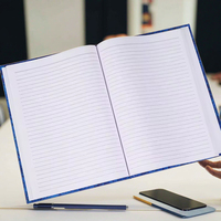 Carnet de notes en cuir PU rigide ou souple, format A5, A6, A4, avec logo personnalisé, sans transfert d'encre, pour étudiants