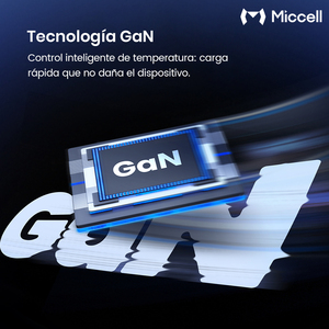 Cargador GaN Ultradelgado de 35W Miccell con Cable USB-C de Carga Rápida, Adaptador <span class=keywords><strong>para</strong></span> Smartphones - Product Image 5
