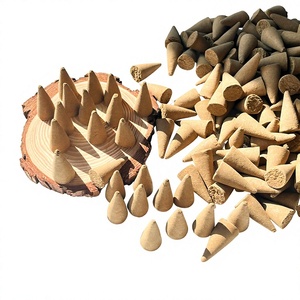 Liktwind Natural Handcrafted White Sage & Palo Santo Aromatic <b>Incense</b> <b>Cone</b>-Fresh Air Aromatherapy for Home Meditation Relaxation - Product Image 2
