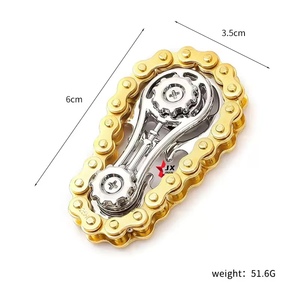 Modelo personalizado Metal <span class=keywords><strong>bicicleta</strong></span> cadena Fidget <span class=keywords><strong>Spinner</strong></span> grande pequeño engranaje con Spinning Anti-Stress Relief juguete para niñas - Product Image 6