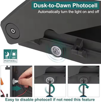 Projecteur mural LED réglable IP65 pour extérieur, jardin, scène, paysage, 20w 30w 40w 60w 80w 100w 120w, lampe murale pour porche, allée