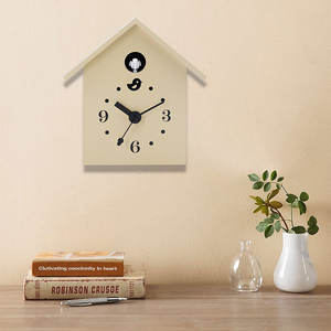 Reloj de péndulo con diseño de tiempo infinito para dormitorio, oficina, reloj de cuco minimalista, Mdf - Product Image 4