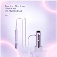 Machine à ongles électrique professionnelle portable, rechargeable 3000 mAh, 20 W haute puissance, lime à ongles sans fil 45000 tr/min, US/UK Salon