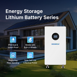Batterie au lithium LFP VoltaNest Split Mobile 51,2 V 314 Ah 16 kWh de qualité A, système solaire hybride réseau 5-10 kW, stockage d'énergie domestique BMS - Product Image 6