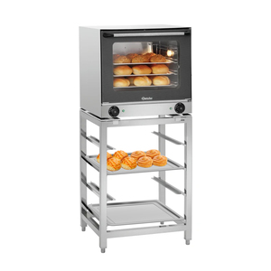 Support de four commercial en acier inoxydable, base de four robuste avec fentes pour plateaux de cuisson, pour boulangerie et cuisine - Product Image 1