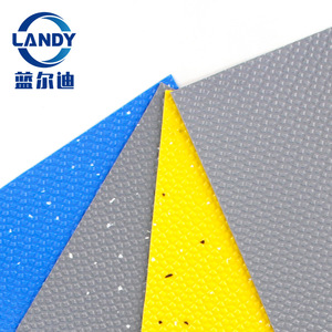 พื้นพีวีซีแลนดี้ หนา 2.5 มม. สีฟ้า กันลื่น สำหรับใช้งานกลางแจ้งในสวนน้ำ - Product Image 4