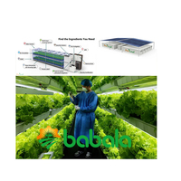L'agriculture verticale intelligente Pro-Leaf 40 'ft pour microgreen/laitue/CB-D gorw armoire expédition conteneur hydroponique