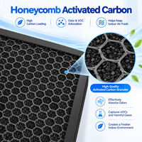 Filter Pengganti H13 H14 Hepa Ukuran Khusus Efisiensi Tinggi 99,95% Filter Karbon Aktif Filter Pembersih Udara