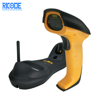 Lector de Códigos de Barras Láser 1D, Industrial Resistente, Alta Velocidad, USB, Bluetooth, Escáner de Códigos de Barras 1D 2D Inalámbrico para Punto de Venta, Minoristas