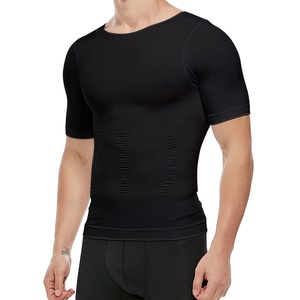 Nuovo Body Modellante <span class=keywords><strong>Termico</strong></span> Traspirante da <span class=keywords><strong>Uomo</strong></span> 2026 a Maniche Corte con Compressione Addominale - Product Image 1