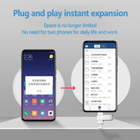 Pen Drive Tipe c 2.0 3.0, Pen Drive 16GB 32GB 64GB 128GB 2 in 1 logam USB-C USB Flash Drive gratis Logo Laser untuk ponsel 1TB 2TB