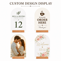 Panneau de table en bois vierge personnalisable par sublimation, support d'affichage en bois imprimable pour mariage, restaurant, café, menu, décoration de maison et de bureau
